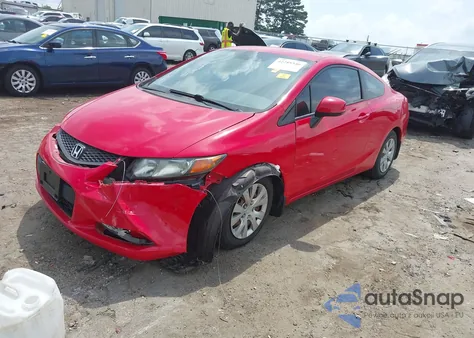 2012 Honda Civic Lx из США, поврежденный, VIN 2HGFG3A55CH539636